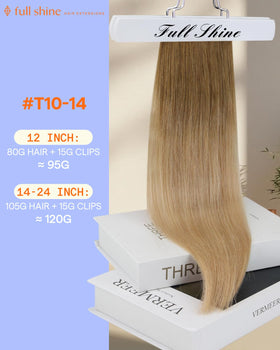Détail des clips des extensions de cheveux Full Shine