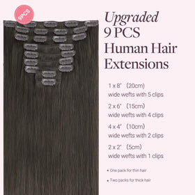 Détail des clips des extensions de cheveux GOO GOO