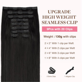 Détail des clips des extensions de cheveux GOO GOO