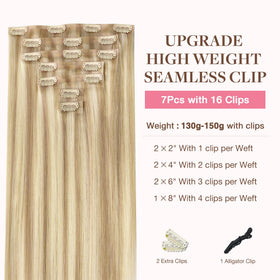 Détail des clips des extensions de cheveux GOO GOO