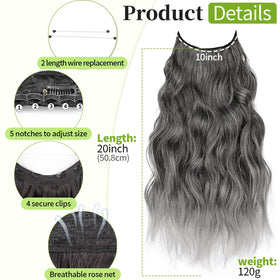 Détail des clips des extensions de cheveux KooKaStyle