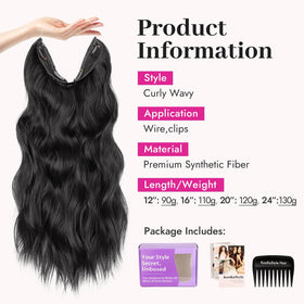 Détail des clips des extensions de cheveux KooKaStyle