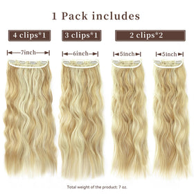 Détail des clips des extensions de cheveux LEEONS