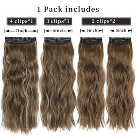 Détail des clips des extensions de cheveux LEEONS
