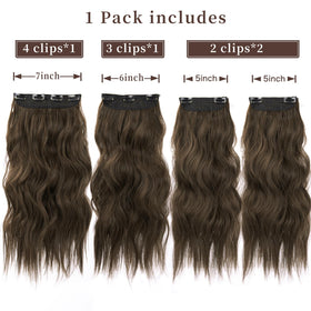 Détail des clips des extensions de cheveux LEEONS