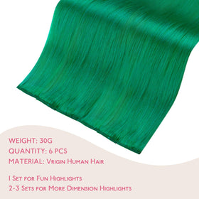 Détail des clips des extensions de cheveux Wennalife