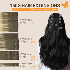 Détail des clips en acier inoxydable des extensions DOORES
