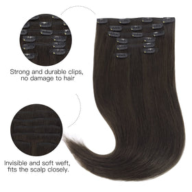 Détail des clips en acier inoxydable des extensions hotbanana