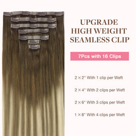 Détail des clips en silicone des extensions capillaires GOO GOO