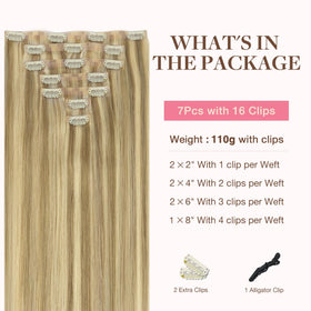 Détail des clips en silicone des extensions de cheveux GOO GOO