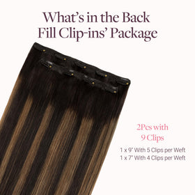 Détail des clips en silicone des extensions de cheveux GOO GOO