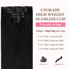Détail des clips en silicone des extensions de cheveux GOO GOO