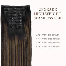 Détail des clips en silicone des extensions de cheveux GOO GOO