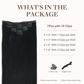 Détail des clips en silicone des extensions GOO GOO