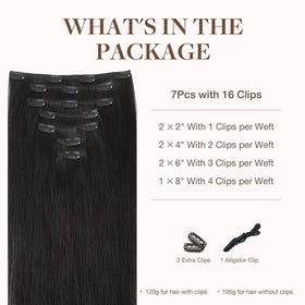 Détail des clips en silicone des extensions GOO GOO