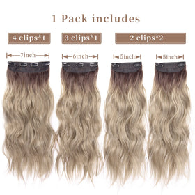 Détail des clips robustes des extensions capillaires LEEONS
