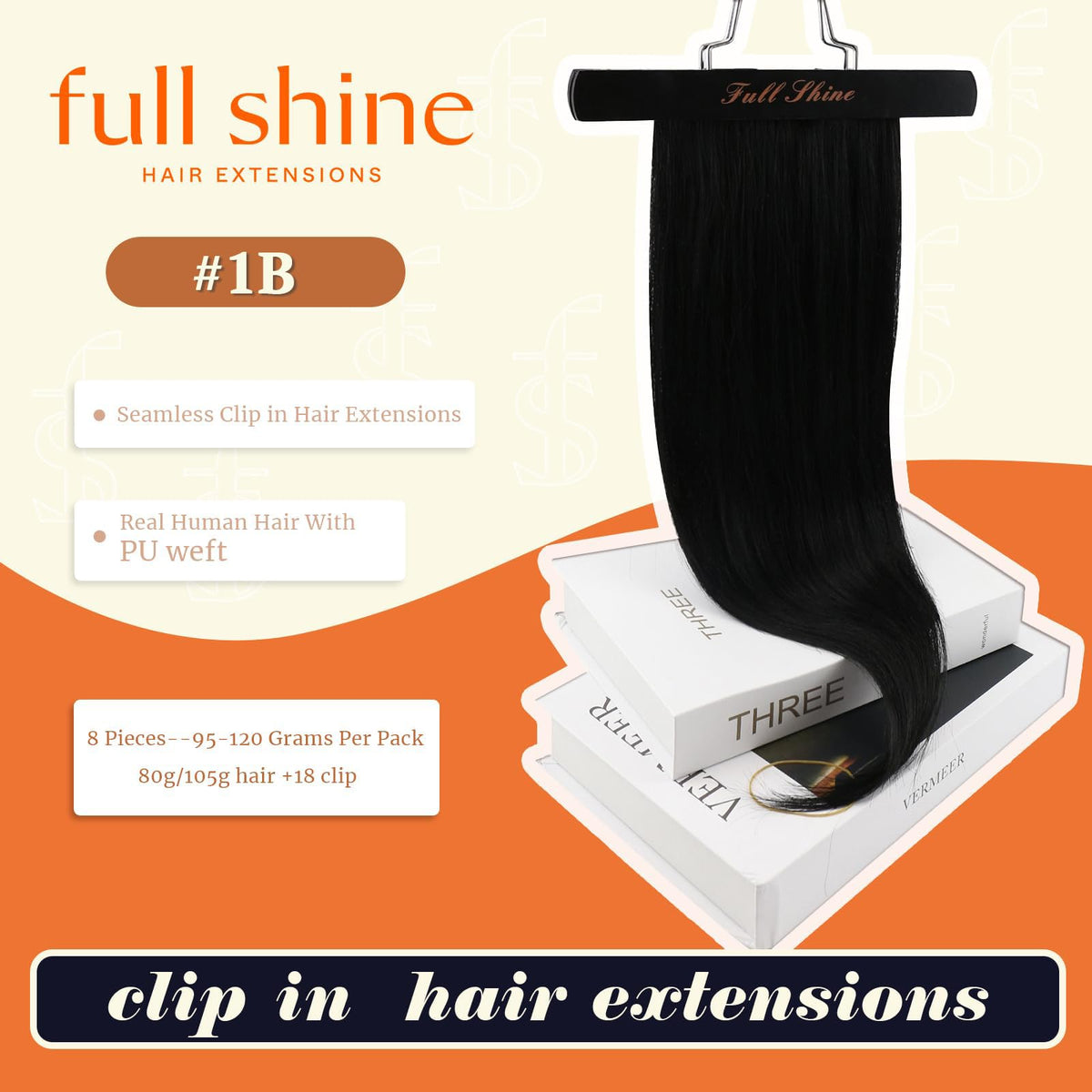Détail des clips sécurisés sur les extensions Full Shine