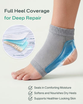 Détail des coussins en gel des chaussettes Originbuty