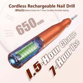 Détail des embouts de haute qualité du kit de fraise à ongles TUOBEO