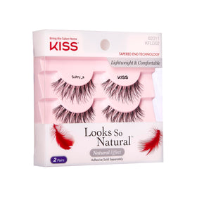 Détail des faux cils KISS Sultry avec technologie Tapered End