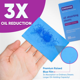 Détail des feuilles absorbantes huile kindshine, texture douce