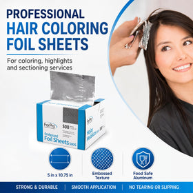 Détail des feuilles de foil ForPro avec texture embossée