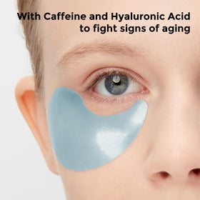 Détail des ingrédients des patchs misoli - caféine et acide hyaluronique