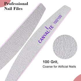 Détail des limes à ongles CANVALITE en demi-lune