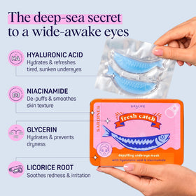 Détail des masques hydrogel SpaLife avec acide hyaluronique