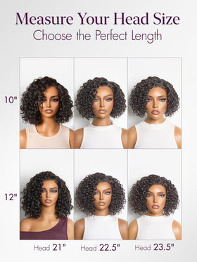 Détail des nœuds décolorés de la perruque LUVME HAIR