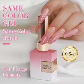 Détail des paillettes dans le vernis gel Double Rhythm