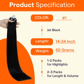 Détail des perles des extensions de cheveux humains Micro Link