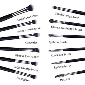Détail des pinceaux MSQ montrant la texture douce des poils