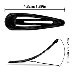 Détail des pinces à cheveux GKETN montrant la finition en métal