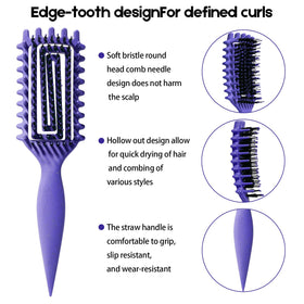 Détail des poils de la brosse à cheveux bouclés MMBVSZ