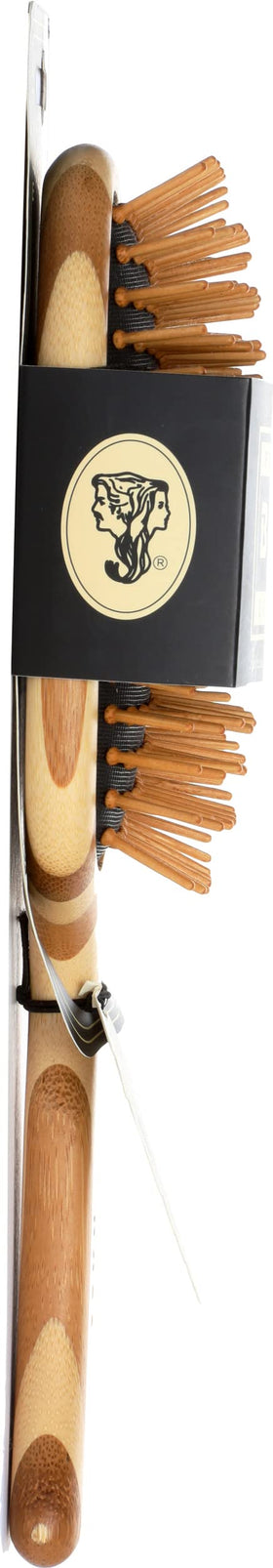 Détail des poils en bois de la brosse Bass