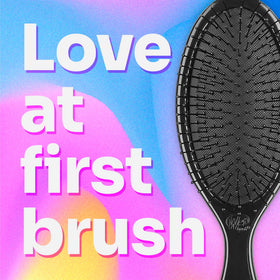 Détail des poils flexibles de la brosse Wet Brush