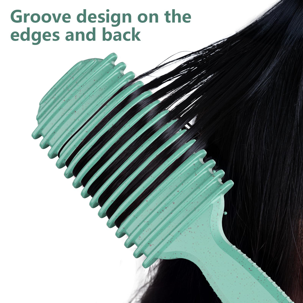Détail des poils souples de la brosse définissante HEZ