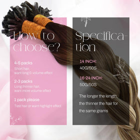 Détail des pointes en kératine des extensions Moresoo K Tip