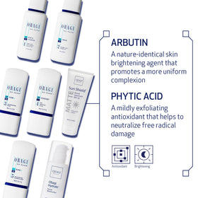 Détail des produits Obagi Medical NuDerm Fx avec éclaircissants