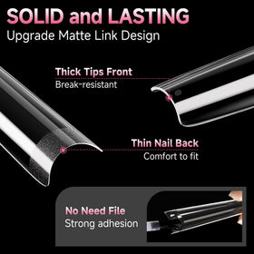 Détail des tailles des faux ongles UNA GELLA