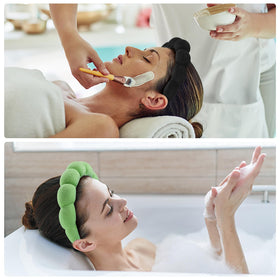 Détail du bandeau de spa Ztomine avec texture en éponge