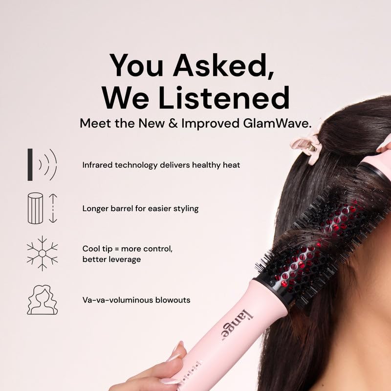 Détail du baril en céramique de la brosse GlamWave