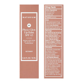 Détail du Baume à Lèvres Phyto-Glow SPF 45 Naturium, pot ouvert