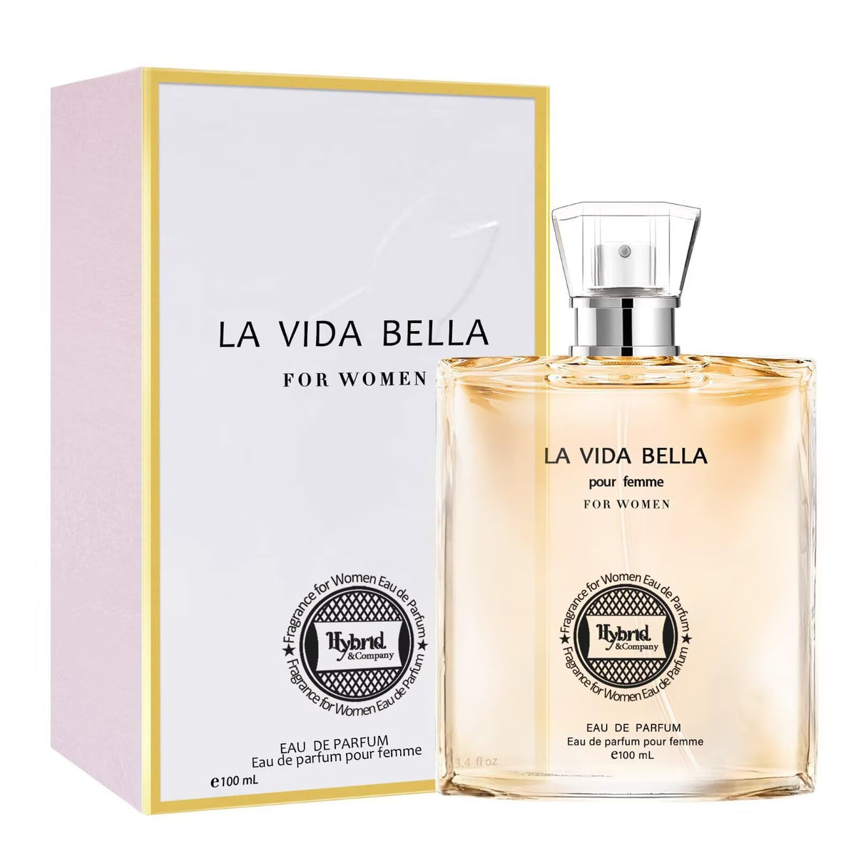 Détail du bouchon de la bouteille d'eau de parfum La Vida Bella