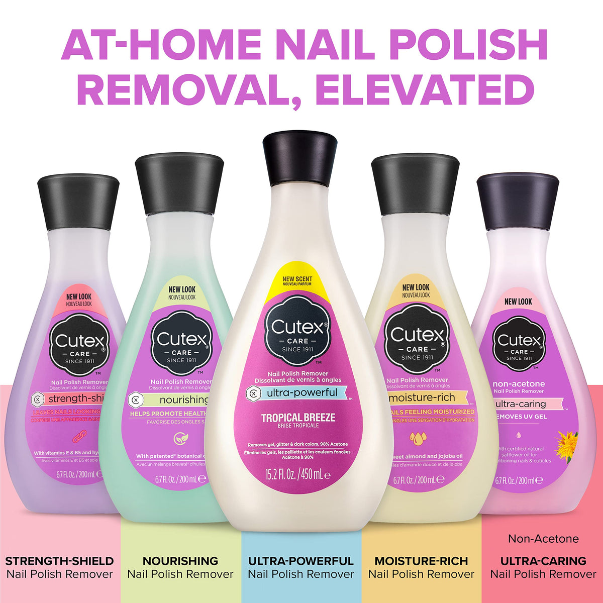 Détail du bouchon du Cutex Dissolvant à Vernis Ultra Puissant