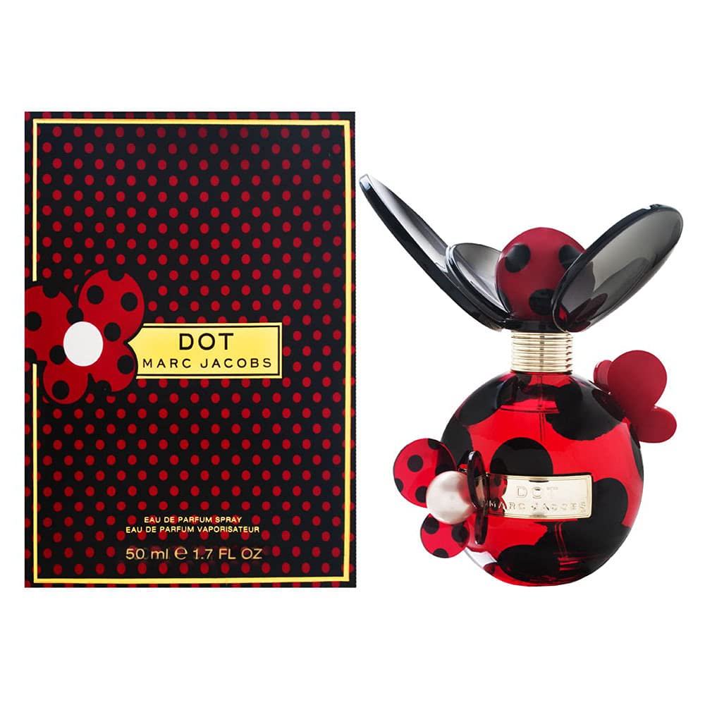 Détail du bouchon papillon du parfum Marc Jacobs Dot