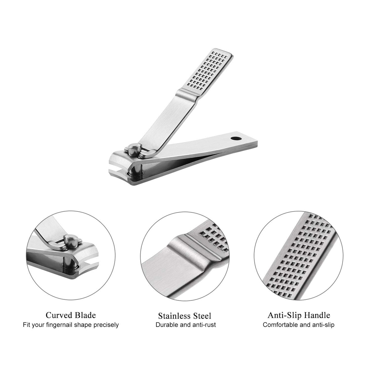 Détail du coupe-ongles HAWATOUR adapté pour les ongles épais