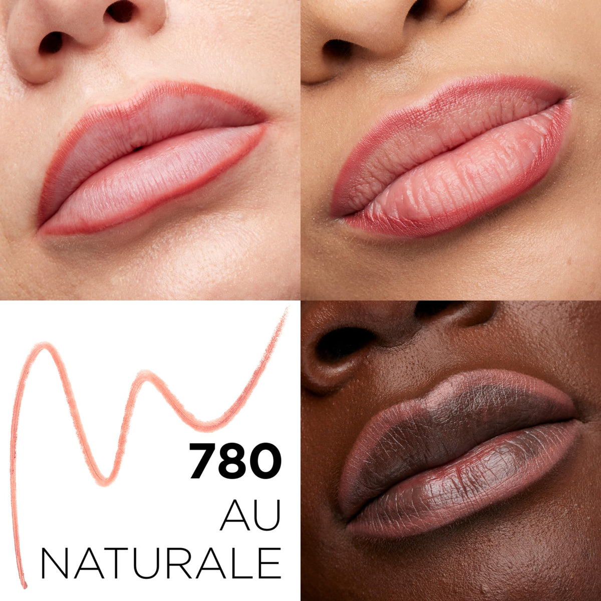 Détail du crayon à lèvres L'Oreal Paris 780 Au Naturale