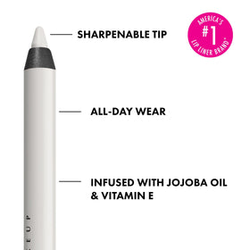 Détail du crayon à lèvres NYX avec huile de jojoba et vitamine E